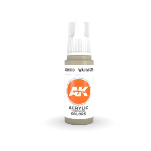 Akrylmaling.Warm Grey. 17ml Akrylmaling for airbrush og pensel