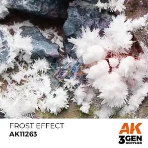 Frost effekt Akrylfarge med frost effekt.