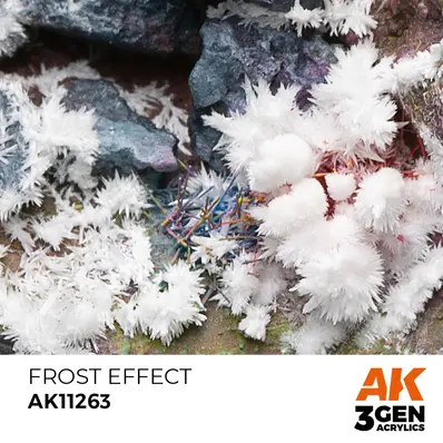 Frost effekt Akrylfarge med frost effekt. 