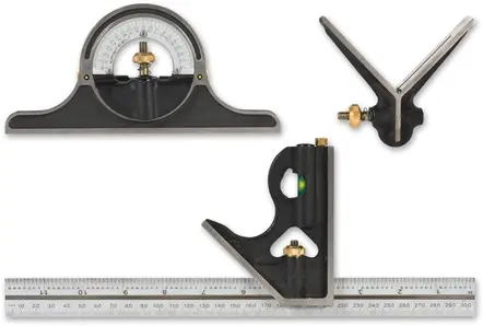 Kombinasjonsvinkel sett 300 mm - koffert