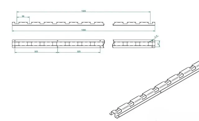 Startpakke med Limpresse SKP1100 H18 3 Craftdrew Limpresser og 2 skinner 