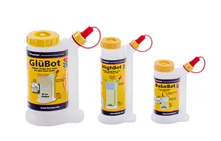 Sett med 3 stk Glübot Original, Highbot og Babebot